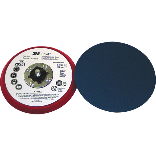 Tampon disque &agrave; profil bas 5" x 3/8" Stikit 20351 GTA Hardware Inc