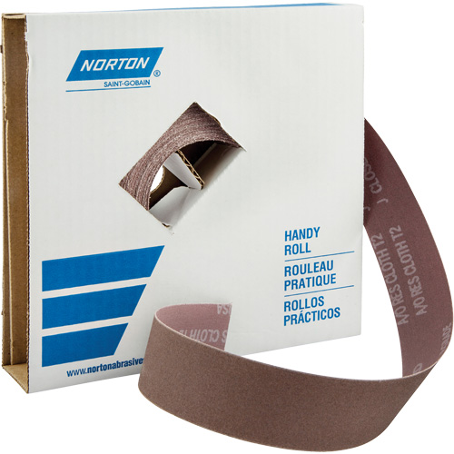 Metalite&reg; K225 Shop Rolls, Aluminum Oxide, 1-1/2" W x 150' L, 40 Grit GTA Hardware Inc