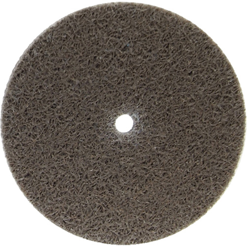 Disque unifi&eacute; non tiss&eacute; Bear-Tex, 3" x 1/4", Arbre de 3/8", Grain de Moyen, Oxyde d'aluminium GTA Hardware Inc