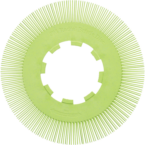 Scotch-Brite Type S Precision Radial Bristle Brush PN-RB without Adapter, Ceramic, 50+ Grit, 8" Dia. GTA Hardware Inc