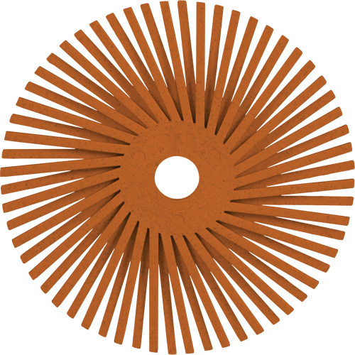 Scotch-Brite Type A Precision Radial Bristle Brush PN-RB, Ceramic, 80+ Grit, 3" Dia. GTA Hardware Inc