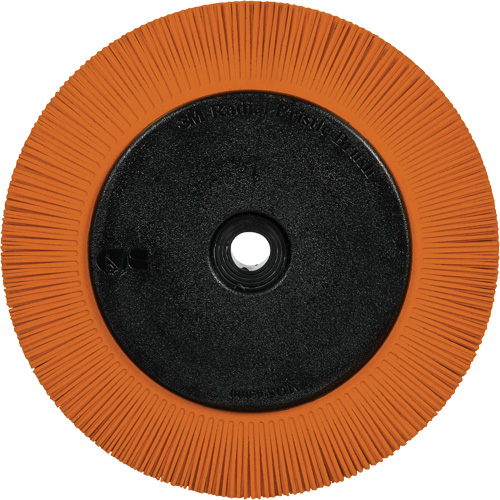 Scotch-Brite Type S Precision Radial Bristle Brush PN-RB with Flange, Ceramic, 80+ Grit, 8" Dia. GTA Hardware Inc