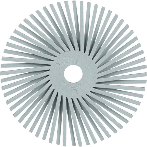 Brosse radiale en soies de pr&eacute;cision type A PN-RB Scotch-Brite , C&eacute;ramique, Grain 120+, 3" dia. GTA Hardware Inc