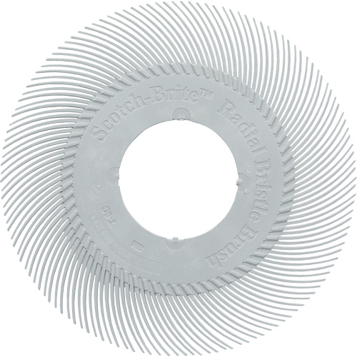 Scotch-Brite Type C Precision Radial Bristle Brush PN-RB without Adapter, Ceramic, 120+ Grit, 7-5/8" Dia. GTA Hardware Inc