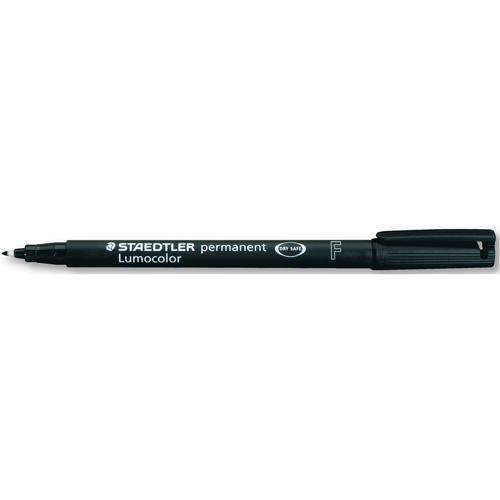 Lumocolor&reg; Permanent Markers, Black, Fine Tip GTA Hardware Inc