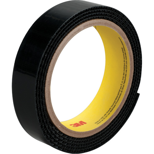 Fastener SJ3527N, Loop, 50 yds x 1", Adhesive, Black GTA Hardware Inc
