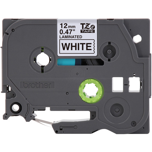 Tze Tape Cartridges, 12 mm x 26-1/4', Black on White GTA Hardware Inc
