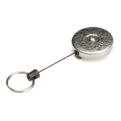 Original Self Retracting Reels #485-HDK, Chrome, 48" Cable, Belt Clip Attachment GTA Hardware Inc