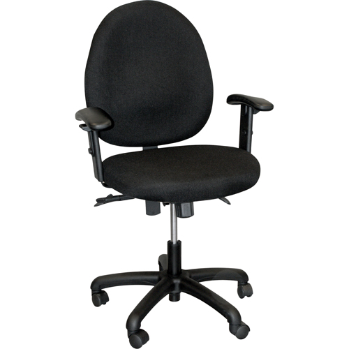 Chaise de dactylo ergonomique avec dossier moyen de s&eacute;rie 900, &agrave; dessin, Ajustable Hauteur, Capacit&eacute; 250 lb GTA Hardware Inc