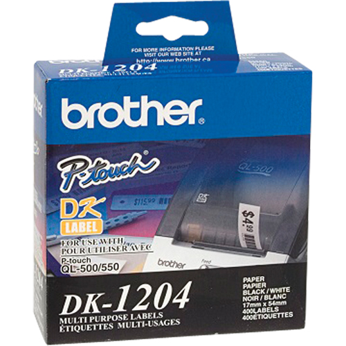 DK Series Die Cut Multi-Purpose Paper Labels GTA Hardware Inc