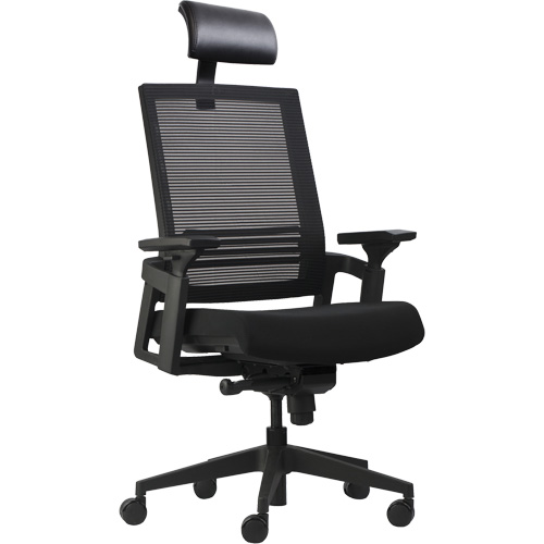 Chaises de bureau A-37 Activ, Mailles, Noir, Capacit&eacute; 275 lb GTA Hardware Inc