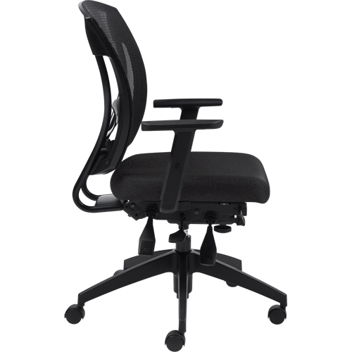 Chaises &agrave; bras Multi-Tilter, Tissu, Charbon, Capacit&eacute; 300 lb GTA Hardware Inc