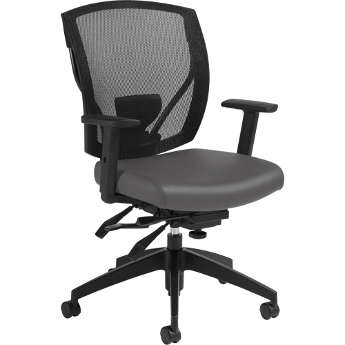 Chaises &agrave; bras Multi-Tilter, Vinyle, Charbon, Capacit&eacute; 300 lb GTA Hardware Inc