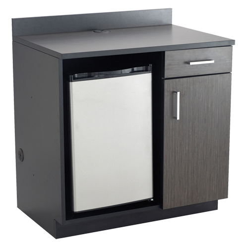 Modular Cabinet, Melamine, 39" H x 36" W x 25" D, Asian Night/Black GTA Hardware Inc