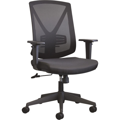 Chaise de bureau Activ A-47 Synchro, Tissu, Noir, Capacit&eacute; 275 lb GTA Hardware Inc