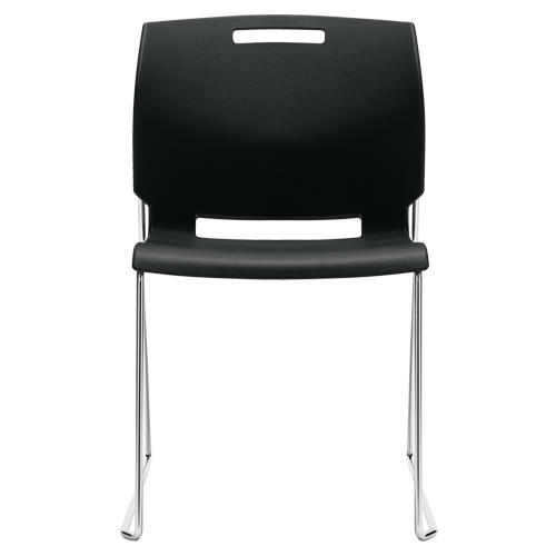Chair, Plastic, 32-1/2" High, 300 lbs. Capacity, Black GTA Hardware Inc