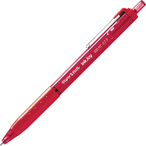 Inkjoy 300RT Pen, Red, 1 mm, Retractable GTA Hardware Inc