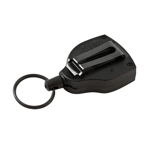 Super48 Heavy-Duty Retractable Key Holder, Polycarbonate, 48" Cable, Belt Clip Attachment GTA Hardware Inc
