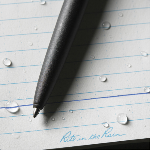 Stylo en m&eacute;tal &agrave; l'&eacute;preuve des intemp&eacute;ries, Bleu, 0,8 mm, R&eacute;tractable GTA Hardware Inc