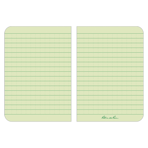 Livre m&eacute;mo, Couverture souple, Vert, 112 Pages, 3-1/2" , 5"  GTA Hardware Inc