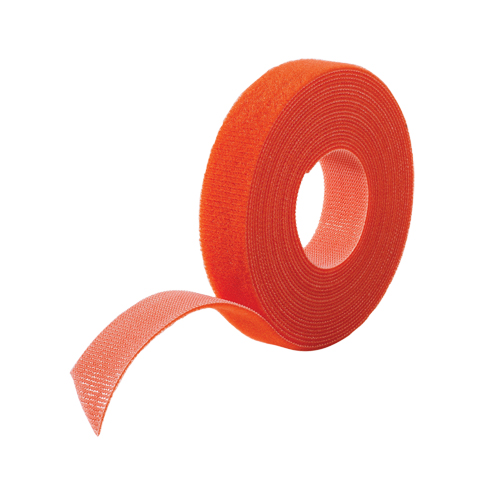 Ruban pour gestion des c&acirc;bles One-Wrap, Boucle et crochet, 25 vg x 3/4", Auto-aggripant, Orange GTA Hardware Inc