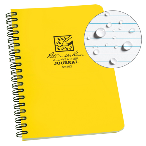 Side-Spiral Notebook, Soft Cover, Yellow, 64 Pages, 4-5/8" W x 7" L GTA Hardware Inc
