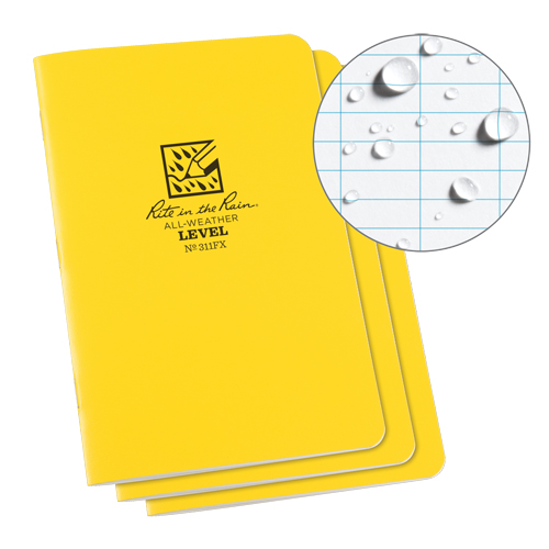 Notebook, Soft Cover, Yellow, 48 Pages, 4-5/8" W x 7" L GTA Hardware Inc