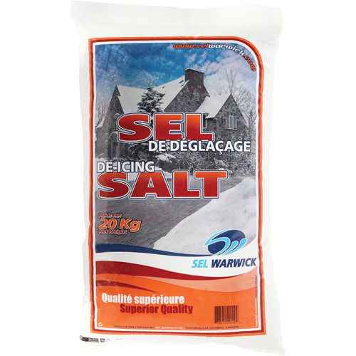 Sel fondant &agrave; glace, 44,1 lb (20 kg), Sac, -10°C (14°F) GTA Hardware Inc