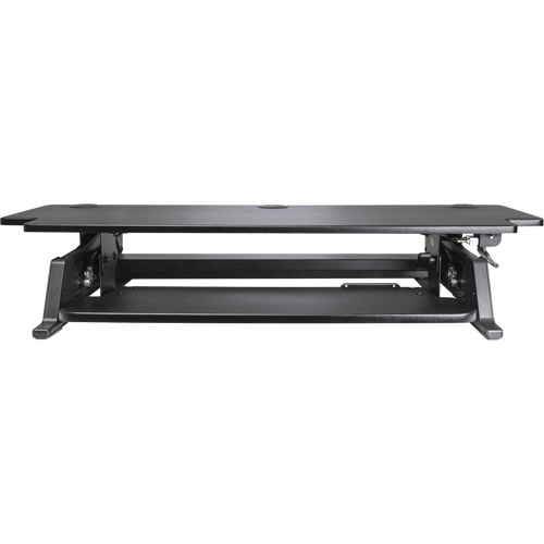Goya Sit-Stand Workstation, Desktop Unit, 20" H x 42" W x 16" D, Black GTA Hardware Inc