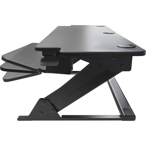 Goya Sit-Stand Workstation, Desktop Unit, 20" H x 42" W x 16" D, Black GTA Hardware Inc