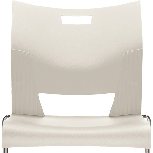 Duet Armless Training Chair, Plastic, 33-1/4" High, 350 lbs. Capacity, White GTA Hardware Inc