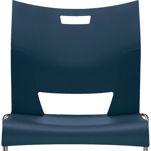 Duet Armless Training Chair, Plastic, 33-1/4" High, 350 lbs. Capacity, Blue GTA Hardware Inc