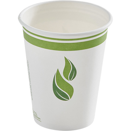 Bare&reg; Compostable Hot Cups, Paper, 8 oz., Multi-Colour GTA Hardware Inc