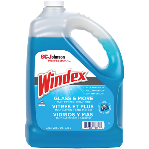 Nettoyant pour vitres Windex avec Ammoniac-D, 3,8 L, Cruche GTA Hardware Inc