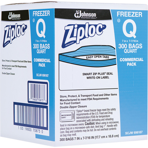 Sacs de cong&eacute;lation Ziploc GTA Hardware Inc