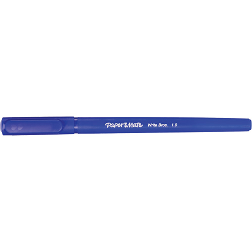 Paper Mater&reg; Write Bros&reg; Ball Point Pen, Blue, 1 mm GTA Hardware Inc