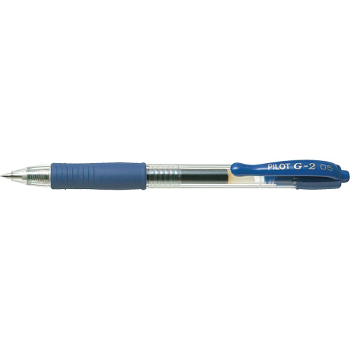 Stylo &agrave; encre gel G2, Bleu, 0,5 mm, R&eacute;tractable GTA Hardware Inc