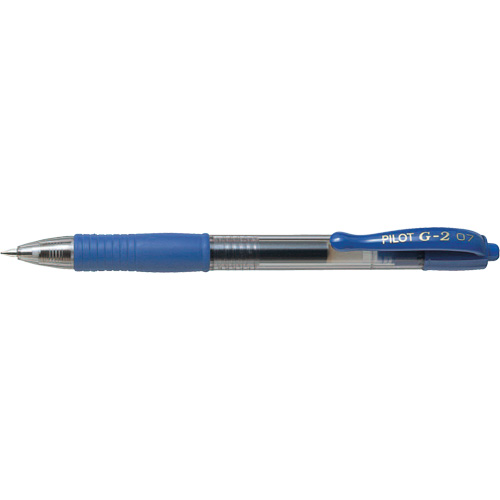 G2 Gel Pen, Blue, 0.7 mm, Retractable GTA Hardware Inc