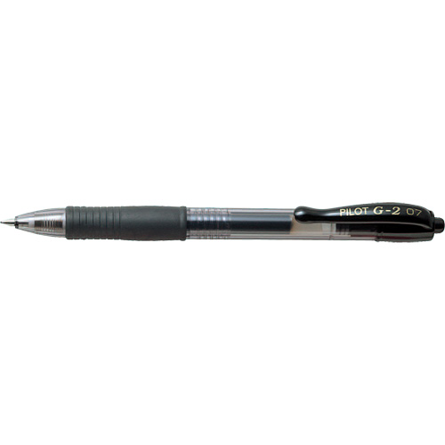 G2 Gel Pen, Black, 0.7 mm, Retractable GTA Hardware Inc
