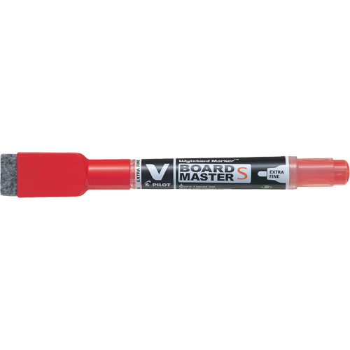 Marqueur effaçable &agrave; sec Vboard Master S avec efface, Bleu, Pointe Fin GTA Hardware Inc