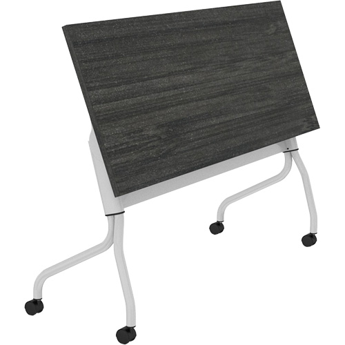 Table de formation &agrave; dessus rabattable Newland, 24" lo x 60" la x 29-1/2" h, Brun fonc&eacute; GTA Hardware Inc