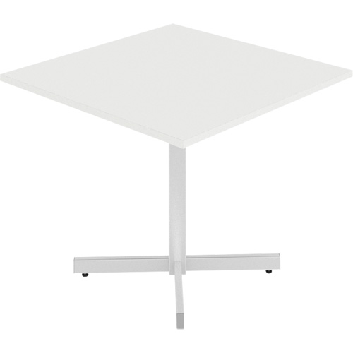 Table carr&eacute;e &agrave; hauteur r&eacute;glable Newland, 36" lo x 36" la x 29" h, Dessus de 1", Stratifi&eacute;, Blanc GTA Hardware Inc