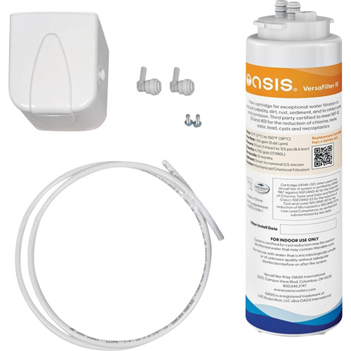 Trousse de filtre universel Versafilter III, Utilize avec Abreuvoirs OASIS/Remplisseurs de bouteille OASIS GTA Hardware Inc