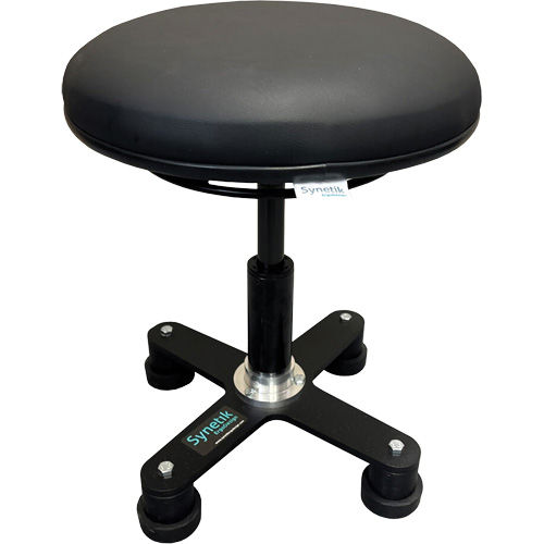 Tabouret ergonomique OmniStool, Mobile, Ajustable Hauteur, Capacit&eacute; 280 lb GTA Hardware Inc