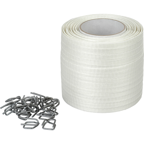 Feuillard en cordon tiss&eacute;, Polyester, 1/2" la x 750' lo GTA Hardware Inc