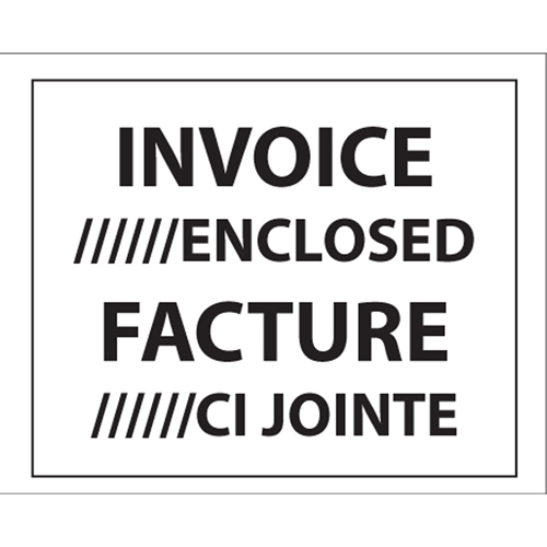 Packing List Envelopes, 4" L x 5" W, Backloading Style GTA Hardware Inc