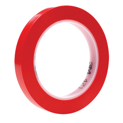 Ruban en vinyle 471, 12 mm (1/2") la x 32,9 m (108') lo, 5,3 mils, Rouge GTA Hardware Inc