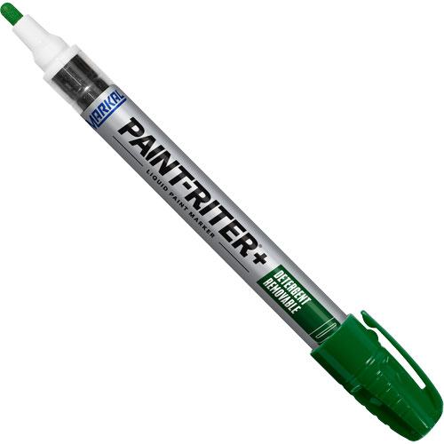 Marqueur &agrave; peinture nettoyable au d&eacute;tergent Paint-Riter+, Liquide, Vert GTA Hardware Inc