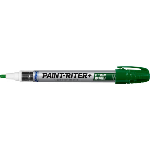 Marqueur &agrave; peinture nettoyable au d&eacute;tergent Paint-Riter+, Liquide, Vert GTA Hardware Inc