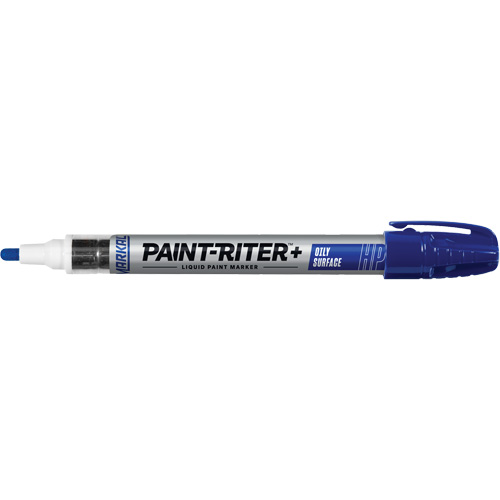 Marqueur pour surfaces huileuses Paint-Riter +, Liquide, Bleu GTA Hardware Inc